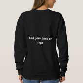 Vandaag blenden Kunst met morgen Trui (Achterkant)