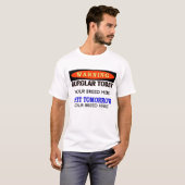 VANDAAG BURGLAR T-SHIRT (Voorkant volledig)