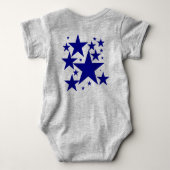 Vandaag de beste prijs! Blue Star Ruffle Romper (Achterkant)