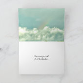 Vandaag de dag Cloudy, de regenboog van morgen, vo Kaart (Binnen)