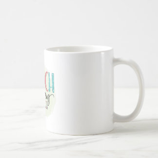 Vandaag de dag in het gezicht slaan koffiemok