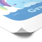 Vandaag de dag is walvis een geweldige dag, goede  poster (Hoek)