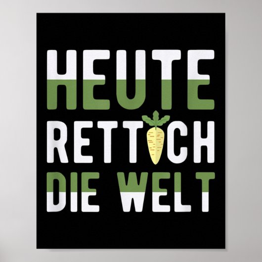 Vandaag de dag radijs het klimaat van de wereld poster (Voorkant)