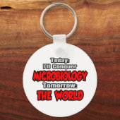 Vandaag de microbiologie.. Morgen, de wereld Sleutelhanger (Voorkant)