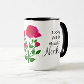 Vandaag doe ik helemaal niets aan Mok (Voorkant rechts)