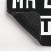 Vandaag doe ik niets. muismat (Hoek)