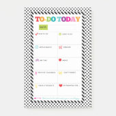 Vandaag doen - Polka Dot Rainbow - Dagelijkse plan Post-it® Notes (Voorkant)