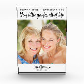 Vandaag een Bride-moeder van de bruidbruidsgift Fotoblokken (Voorkant)