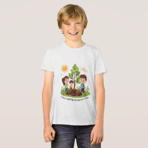 Vandaag een kiemplant Morgen een boom Familie Aard Tri-Blend Shirt