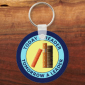 VANDAAG EEN LEZER MORGEN EEN LEDER SLEUTELHANGER (Voorkant)