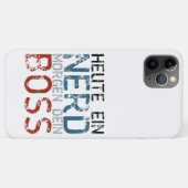 Vandaag een nerd, morgen je baas Case-Mate iPhone case (Achterkant (horizontaal))