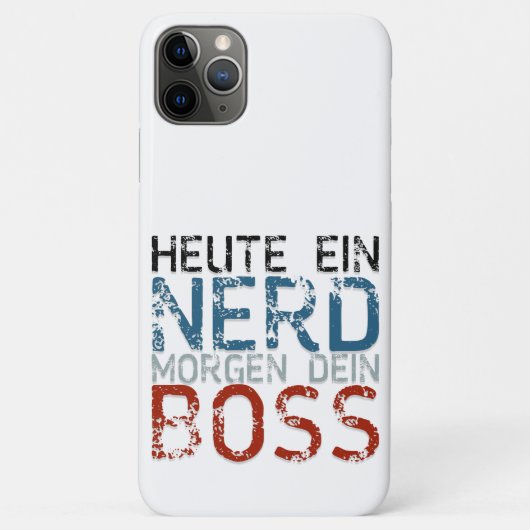Vandaag een nerd, morgen je baas Case-Mate iPhone case (Achterkant)