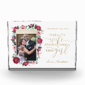 Vandaag een vrouw, altijd je kleine meisje foto (Voorkant)