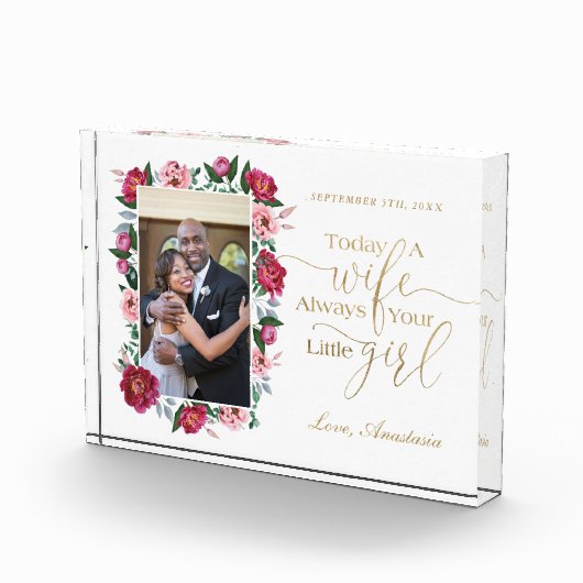 Vandaag een vrouw, altijd je kleine meisje foto (Rechts)