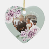 Vandaag een vrouw altijd je kleine meisje Violet F Keramisch Ornament (Achterkant)