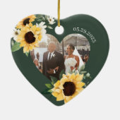 Vandaag een vrouw, altijd je kleine meisje zonnebl keramisch ornament (Achterkant)