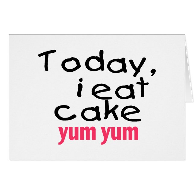 Vandaag eet ik Yum Yum (roze) (Voorkant Horizontaal)