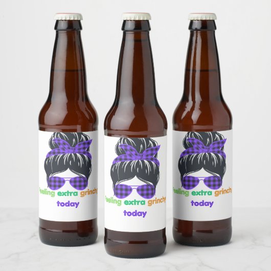 Vandaag extra grijs bier etiket (Flessen)