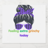 Vandaag extra grijs bier etiket (Enkel label)