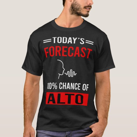 Vandaag Forecast Alto T-shirt (Voorkant)