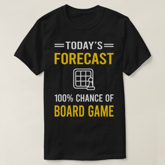 Vandaag Forecast Board Games T-shirt (Design voorkant)