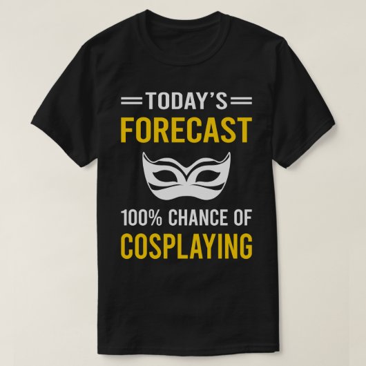 Vandaag Forecast Cosplay Cosplay T-shirt (Design voorkant)