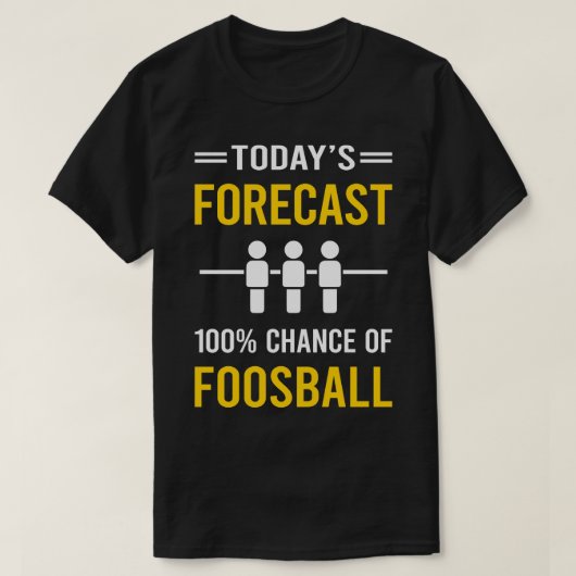 Vandaag Forecast Football T-shirt (Design voorkant)