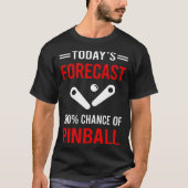 Vandaag Forecast Pinball T-shirt (Voorkant)