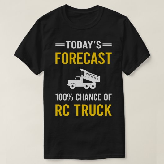 Vandaag Forecast RC Truck Trucks T-shirt (Design voorkant)