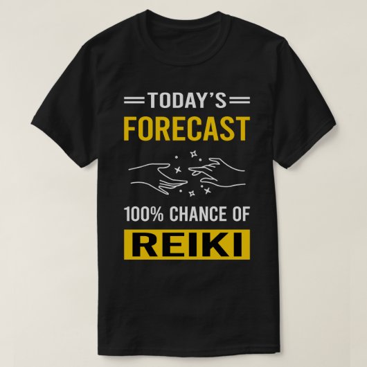 Vandaag Forecast Reiki T-shirt (Design voorkant)