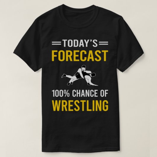 Vandaag Forecast Wrestling T-shirt (Design voorkant)