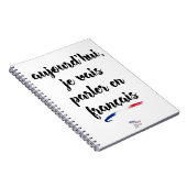 Vandaag ga ik in het Frans 2 spreken - Groot Notitieboek (Rechterzijde)