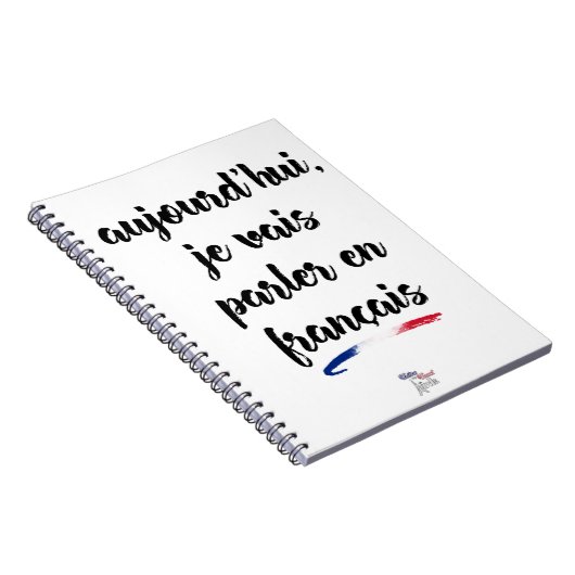 Vandaag ga ik in het Frans 2 spreken - Groot Notitieboek (Rechterzijde)