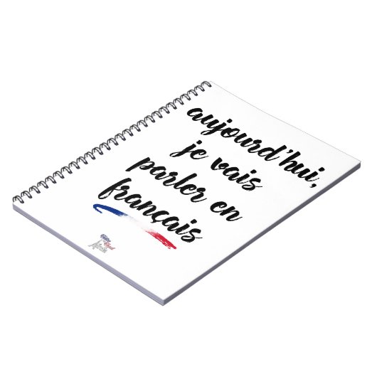 Vandaag ga ik in het Frans 2 spreken - Groot Notitieboek (Linkerzijde)