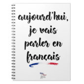 Vandaag ga ik in het Frans 2 spreken - Groot Notitieboek (Voorkant)