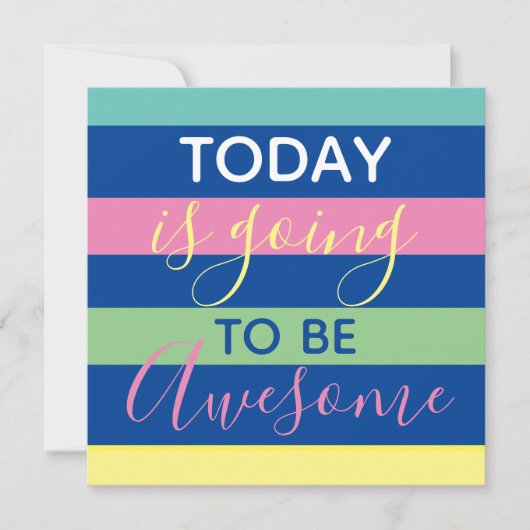 Vandaag gaat fantastisch worden (Voorkant)