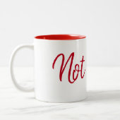 Vandaag geen citaat over wit tweekleurige koffiemok (Links)