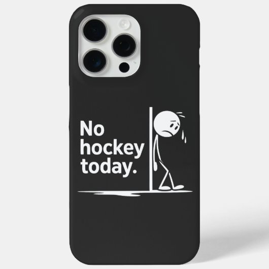 Vandaag geen hockey Case-Mate iPhone case (Achterkant)