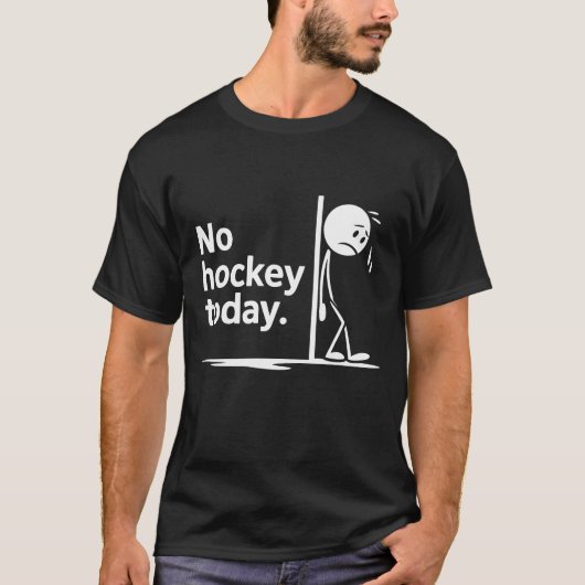 Vandaag geen hockey t-shirt (Voorkant)
