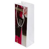 Vandaag geen wijnzak wijn cadeautas (Achterkant Gekanteld)