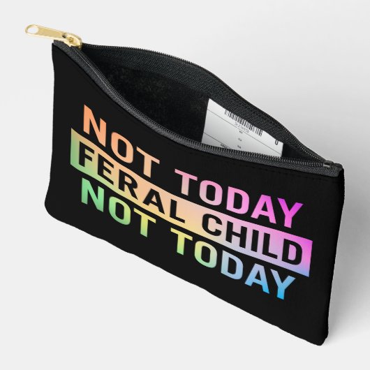 Vandaag geen wild kind grappig etui (Open)