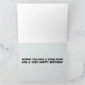 VANDAAG GESPEELD OVER HILL OUD MAN GROTE BIG BIRTH KAART (Binnen)