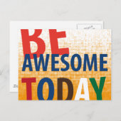 vandaag geweldige zijn briefkaart (Voorkant / Achterkant)