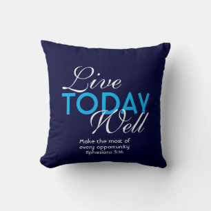 VANDAAG GOED Inspirerend Christelijk Kussen