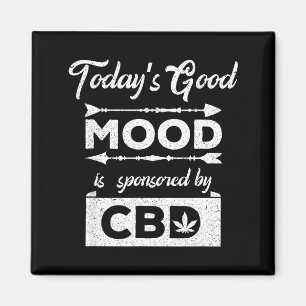 Vandaag goede stemming Gesponsord Cbd ontwerp Magneet