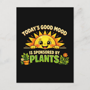 Vandaag Goede Stemming Gesponsord Door Planten Briefkaart