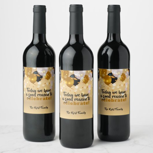 Vandaag hebben we een goede reden om moderne wijn etiket (Flessen)