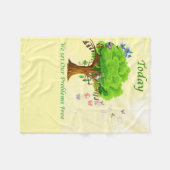 Vandaag hebben we onze problemen opgelost fleece deken (Voorkant (Horizontaal))