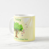 Vandaag hebben we onze problemen opgelost koffiemok (Voorkant links)