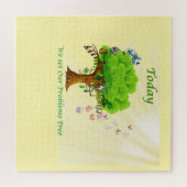 Vandaag hebben we onze problemen opgelost legpuzzel (Horizontaal)